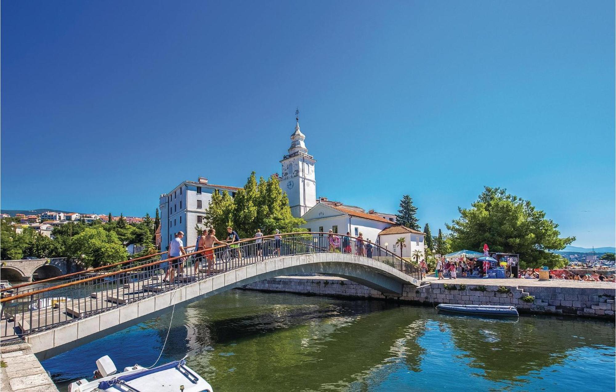 Nice Apartment In Crikvenica With House Sea View 외부 사진