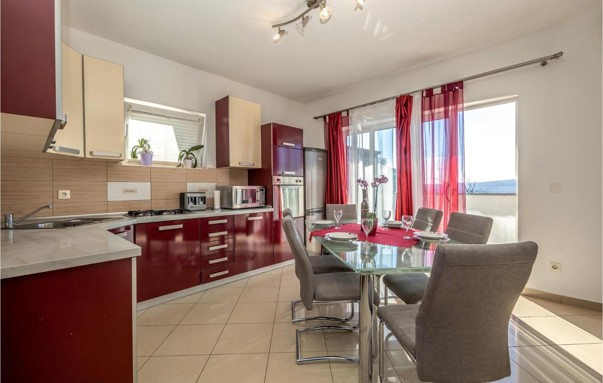Nice Apartment In Crikvenica With House Sea View 외부 사진